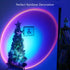 Rainbow Projection Lamp, GLPE Rainbow Light with USB Plug, 180 Degree Rotation Rainbow Projector Light, LED Night Light Projector Lamp for Living Room and Bedroom(Rainbow)