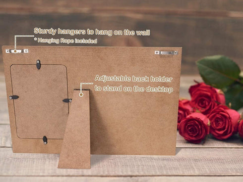 Marriage Prayer Wall Decor Wedding Gifts for Couples Anniversary Unique Christian Gift for Her Him Couples Newlywed Marriage Gift Home Bedroom Decor Picture Frame & Handmade String Heart 12.5×8.5 in