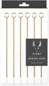 Viski Gold Cocktail Picks, Set of 6 Stainless Steel Drink Picks, Barware Accessories, 4.25€³