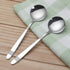 Callyne 12 Piece Round Soup Spoons, Stainless Steel Bouillon Spoon