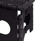Simplify Black, Sturdy and Safe, Carrying Handle, Easy to Open, for Kitchen, Bathroom, Bedroom, or Adults 9" Anti-Skid Folding Step Stool, Lightweight