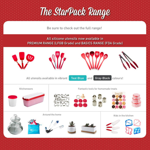 StarPack Home Christmas Cookie Cutters Set (18 Piece) - Favorite Holiday Shapes including Gingerbread Man, Star and Snowflake Cutter Shapes