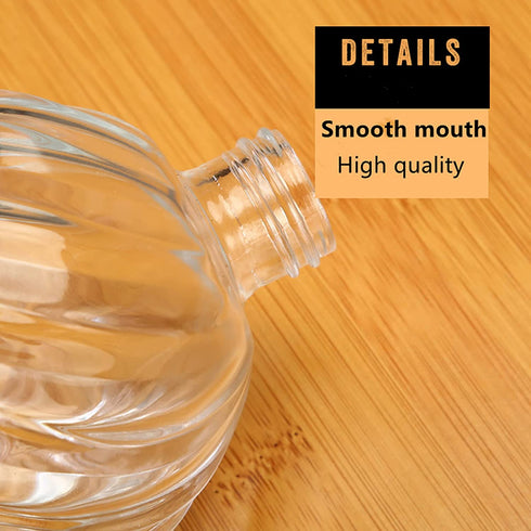 Yopay 3 Pack Glass Soap Dispenser, 304 Rust Proof Stainless Steel Soap Pump Bottle, Small Refillable Liquid Bathroom Hand Soap Dispenser for Bath Shampoo Shower Gel Toiletries, Travel Bottles, 9.5oz