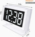 Housbay Digital Alarm Clocks for Bedrooms - Handy Night Light, Large Numbers with Display Dimmer, Dual USB Chargers, 12/24hr, Outlets Powered Compact Clock for Nightstand, Desk, Shelf