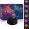 HIPIYA Motorcycle LED 3D Illusion USB Motorbike Night Light Motocross Lamp Festival Present Dirt Bike Birthday Gift for Player Fan Teen Men Boyfriend Boy Kid Bedroom Decoration Room Decor (Moto)