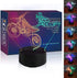 HIPIYA Motorcycle LED 3D Illusion USB Motorbike Night Light Motocross Lamp Festival Present Dirt Bike Birthday Gift for Player Fan Teen Men Boyfriend Boy Kid Bedroom Decoration Room Decor (Moto)