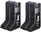 Satisfounder Portable Boot Storage Bags Dust Proof Shoe Bags for Storage,2 Pair Zippered Tall Boots Organizer Protector Bag with Handle for Home and Travel (Black)