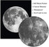 5 Pieces Moon Wall Decor - Black and White Canvas Print Artworks Lunar Moon Wall Art Abstract Prints Poster for Office Dorm Living Room Bedroom Decoration Unframed Paintings Home Decor