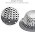 LEKEYE Drain Hair Catcher/Bathtub Drain Cover/Drain Protector for Pop-Up & Regular Drains(Patented Product)