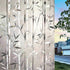 LEMON CLOUD Bamboo Window Film Stained Glass Film Frosted Privacy Window Decal Decorative Window Cling No Glue Removable Window Stickers(17.5 x 78.7 inch)