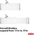 OXO Good Grips Expandable Dresser Drawer Divider - 2 Pack