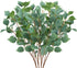 AILANDA 4Bundles Artificial Greenery Stems Real Touch Faux Eucalyptus Leaf 31.5" Long Silver Dollar Foliage Fake Plants for Home Party Spring Decor Wedding Floral Arrangement