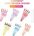 24 Mouse Straws with 2 Cleaning Brush 6 Designs Great for Mickey Theme Birthday Minnie Party Favors and Party Supplies