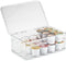 iDesign Linus Stackable Single Serve Coffee Pod Holder with Lid - 7.25" x 10.75" x 4.25", Clear