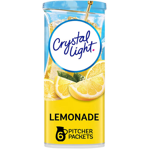 Crystal Light Lemonade Drink Mix, 6 ct Pitcher Packets
