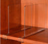 Jucoan 4 Pack Clear Acrylic Shelf Dividers for Closet, Easy Installing Wood Shelves Organizer Closet Separators for Storage and Organization in Bedroom, Kitchen and Office