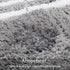 Uphome Bathroom Rugs Gray Non-Slip Bath Mat Soft and Water Absorbent Bath Rug Machine Washable Fluffy Microfiber Floor Mats for Bathroom Tub Sink Shower,20x31 inch