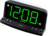 Sharp LED Digital Alarm Clock Simple Operation - Easy to See Large Numbers, Built in Night Light, Loud Beep Alarm with Snooze, Bright Big Green Digit Display
