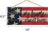 P. Graham Dunn My Home Sweet Home American Flag 10 x 4.5 Wood Wall Hanging Plaque Sign