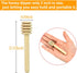 WEFOO 100 Pack Mini 3 Inch Portable Wooden Honey Dipper Sticks for Honey Jar Dispense Drizzle Honey, Wedding Party Favors