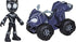 Spidey and His Amazing Friends Marvel Black Panther Action Figure and Panther Patroller Vehicle, for Kids Ages 3 and Up