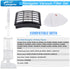 2 HEPA + 4 Foam & Felt Filters for Shark Navigator Lift-Away NV350, NV351, NV352, NV355, NV356E, NV357, NV360, NV370, NV391, UV440, UV490, UV540, Compare to Part # XFF350 & XHF350 Replacement Filter€¦