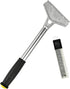 Alpine Industries 4-Inch Industrial Floor Scraper Comfort-Grip Razor Blades & Floor Stripper | Includes 10 Replacement Razor Blades | Scraper Tool for Windows, Walls, Floors & More