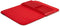 Umbra 330720-505 Udry Rack and Microfiber Dish Drying Mat-Space-Saving Lightweight Design Folds Up for Easy Storage, Standard, Red