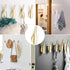 Gold Wall Hooks Towel Hooks 4 Pack Coat Hooks Wall Mounted Single Hook Heavy Duty Hardware Robe Hooks for Hanging Gold Hooks Zinc Alloy Hooks for Bathroom Garage Entryway Kitchen Home