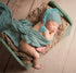 M&G House Newborn Wrap Baby Photography Wool Wrap Baby Photo Props Baskets Filler Rug(Light Tan)