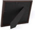Frametory, 8.5 X 11 Certificate Frame with Back Hangers for Wall Display, Easel Stand Picture Frame for Diploma, Documents, Awards, Wide Molding (Walnut, 2-Pack)