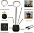 Wireless Desk Lamp with Organizer - Desk lamp with Pen Holder, College Dorm Lamp for Home Office homework, Kids Student LED Table Lamp, USB Charger