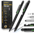 Stocking Stuffers Christmas Gifts for Men, Multitool Pen Set, Cool Gadgets Gifts for Dad Boyfriend Husband on Birthday, Fathers Day, Unique Multi Tool with LED, Stylus, Level, Screwdriver, Flathead