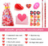 28 Pack Valentines Day Gifts for Kids , Valentines Cards Stickers Pencils Boys Girls, 252 PCS Valentine Exchange Party Favors Toys for School Classroom