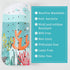 Tubozadi Baby Bath Mat,Extra Long Bath Mat for Tub for Kids,Non Slip Bathroom Bathtub Mat with Suction Cups, Drain Holes,40X16 Inch,Sea World
