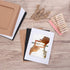 VORCOOL Kraft Paper Photo Frames 4x6in 30pcs Picture Frames Multi Wall Hanging Paper Photo Frames with 30 Clips 3 Ropes for DIY Display Party Decor