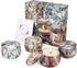 4 Pack Scented Candles Gifts for Women, 4.4 Ounce Christmas Gifts Large Tin Candles Soy Wax Aromatherapy Candles for Home Scented, Lavender Candle Set Gifts for Mom