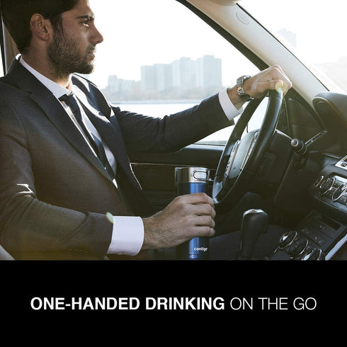 Contigo Luxe AUTOSEAL Vacuum-Insulated Travel Mug | Spill-Proof Coffee Mug with Stainless Steel THERMALOCK Double-Wall Insulation, 16 oz., Monaco