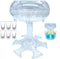 BEITESTAR 6 Shot Glass Dispenser and Holder, Shots Dispenser for Filling Liquids, Multiple 6 Shot Dispenser,Cocktail Dispenser,Bar Shot Dispenser, Shot Buddy Dispenser (Transparent/with 6 Acrylic Cup?