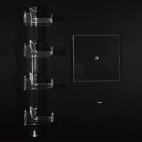 Mooca 2 Set Piece Acrylic Eyeglasses Frame Riser Display Stand Sunglasses Rack Sunglasses Rack Holder Acrylic Eyewear Display (4 Frames for Each Holder)