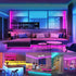 Tfzba 65.6ft Led Strip Lights, LED Lights for Bedroom, Ultra Long LED Lights RGB 5050 LED Light Strips Kit with 44 Keys Ir Remote Led Lights for Home Living Kitchen Room and Party