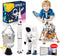 Lehoo Castle Building Toys for Kids Age 3-12,Space Station Space Shuttle Building Kit Including Astronaut, Rocket, Lunar Lander and Space Capsule, STEM Space Toy for Boys and Girls (109pcs)