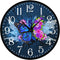 Clock time Silent Non Ticking Round Wall Clock 10 inch Easy to Read for Home Kitchen Living Room Office Bathroom Bedroom