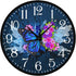 Clock time Silent Non Ticking Round Wall Clock 10 inch Easy to Read for Home Kitchen Living Room Office Bathroom Bedroom