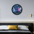Clock time Silent Non Ticking Round Wall Clock 10 inch Easy to Read for Home Kitchen Living Room Office Bathroom Bedroom