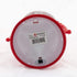 Red Vintage Lantern Snowman Swirling LED Light 10 Inch Acrylic Holiday Glitter Globe
