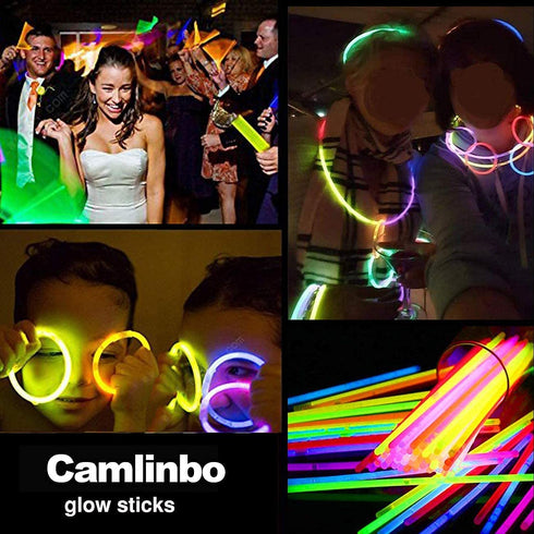 54 Pack Glow Sticks Party Pack Supplies Glow In The Dark-50 Glow Sticks Necklaces Bracelets Bulk 4 LED Light Up Flower Crowns Headpiece for Women Girls Wedding Birthday Carnival Party