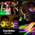 54 Pack Glow Sticks Party Pack Supplies Glow In The Dark-50 Glow Sticks Necklaces Bracelets Bulk 4 LED Light Up Flower Crowns Headpiece for Women Girls Wedding Birthday Carnival Party