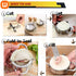 Dumplings Maker 8 PCs Stainless Steel, Empanada Press Mold Set and Cutter for Chinese Wonton Pie Ravioli Pierogi, Gyoza Dough Pastry Wrappers Pot Stickers Skin Manual Stuffing Spoon Flour Ring Tools