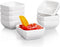 Dizada 8 PACK Dipping Bowls Set,Oven Safe - Ramekins for Baking Creme Brulee, 3 Oz Ceramic Soy Sauce Dish for BBQ sauce,Tomato Sauce, honey mustard and soy sauce, and other Party Serving Bowls Set